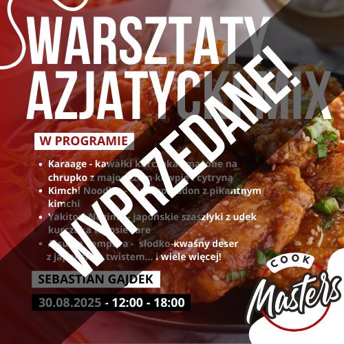 Warsztaty kulinarne – Azjatycki Mix 30.08.2025