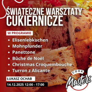 Świąteczne warsztaty cukiernicze
