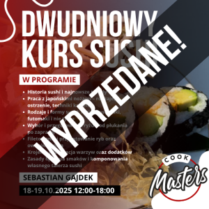 Kurs Sushi od Podstaw – dla początkujących i średnio zaawansowanych