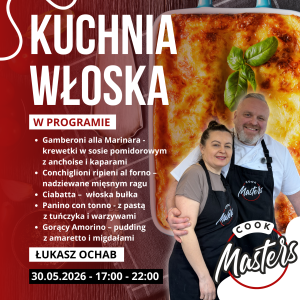 Warsztaty kuchni Włoskiej - 30.05.2026