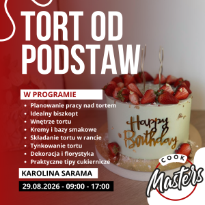 Warsztaty Tort od podstaw - 29.08.2026