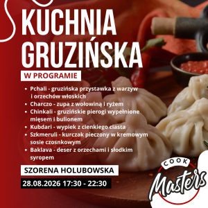 Gruzińskie Warsztaty Kulinarne 28.08.2026